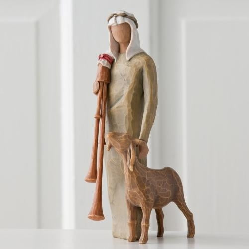 Zampognaro Willow Tree® Nativity Sculpted by Susan Lordi - OPEN STOCK